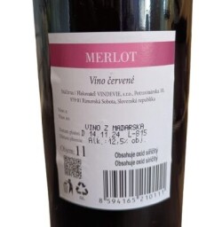 MERLOT 1 l (víno červené)